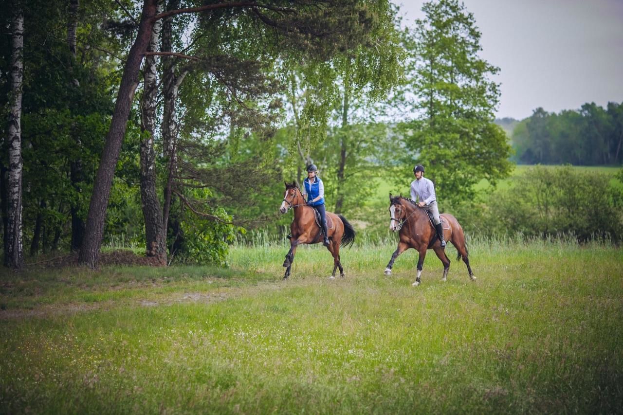 Комплексы для отдыха с коттеджами/бунгало Hubertus Aparthotel & Restaurant & Horse Club Старогард-Гданьский