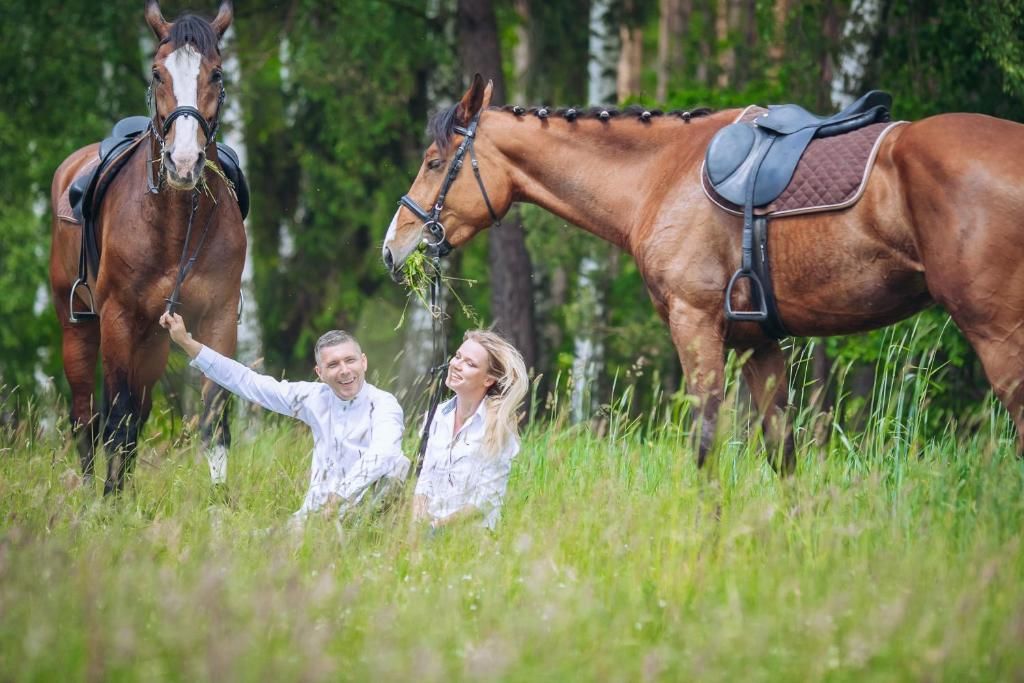 Комплексы для отдыха с коттеджами/бунгало Hubertus Aparthotel & Restaurant & Horse Club Старогард-Гданьский